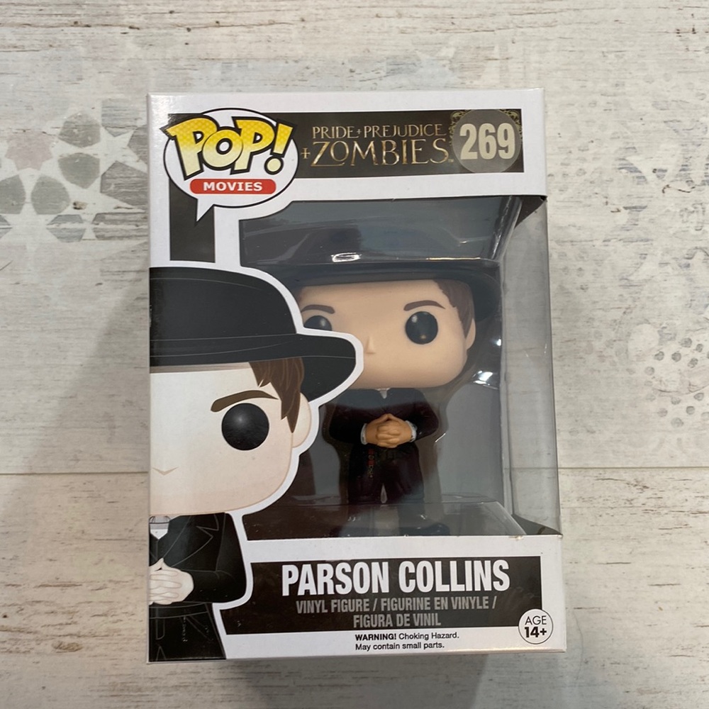 Funko Pop Parson Collins #269 Pride Prejudice Zombies Figure
